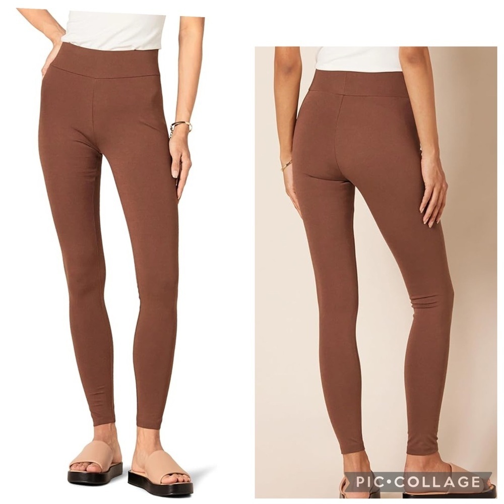 Amazon Essentials Women's Ponte Legging 
Deep Brown Medium